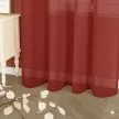 Függöny méteráru Lux Voile Damaskus 290cm magas Piros