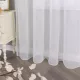 Függöny méteráru Lux Voile Damaskus 180cm magas Fehér