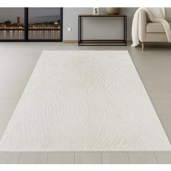 Modern szőnyeg Luxor hullámos (Ceam 160x230cm Krém