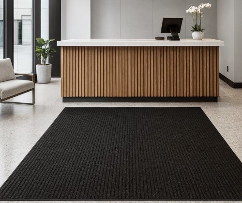 Szennyfogó szőnyeg Diablo Antracit 200cm méteráru 