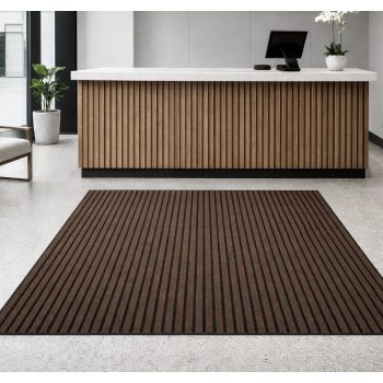 Szennyfogó szőnyeg Diablo Barna 200cm méteráru 