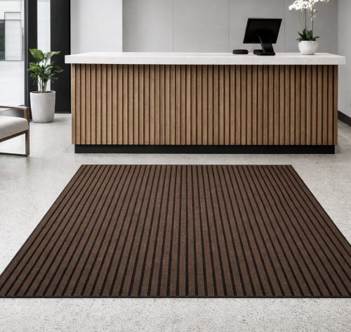 Szennyfogó szőnyeg Diablo Barna 200cm méteráru 