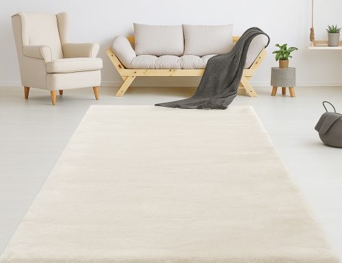 Shaggy szőnyeg Dorsia Rabbit 052 (Cream) 80x150cm Krém