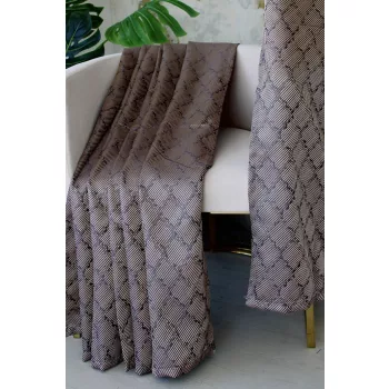 Kész sötétítő függöny Exkluzív Ritz 1db 150x250cm Antracit-Arany