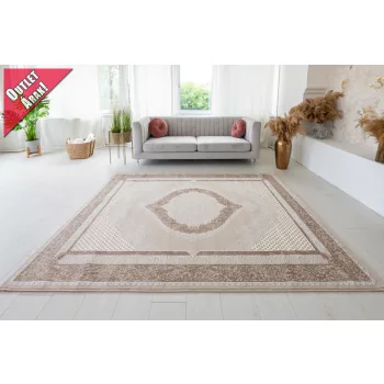   Modern szőnyeg Elegance (7074) Bézs 60x220cm AKCIÓS OUTLET