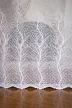 Függöny méteráru Jacquard Életfa minta 160cm magas Fehér