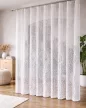 Függöny méteráru Jacquard Életfa minta 160cm magas Fehér