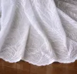 Függöny méteráru Jacquard Életfa minta 160cm magas Fehér
