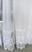 Kész függöny Emily fehér Hímzett