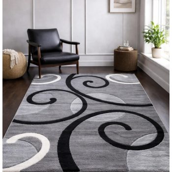 Modern szőnyeg Venice 1200 (Gray) 120x170cm Szürke