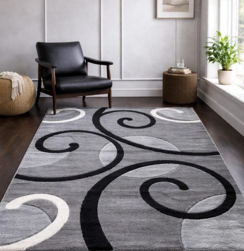 Modern szőnyeg Venice 1200 (Gray) 200x280cm Szürke