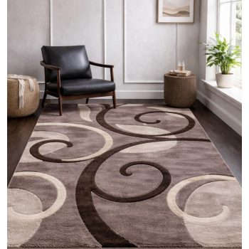 Modern szőnyeg Venice 1200 (Khave) 200x280cm Barna