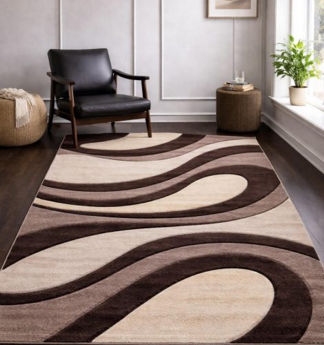 Modern szőnyeg Venice 1202 (Khave) 200x280cm Barna