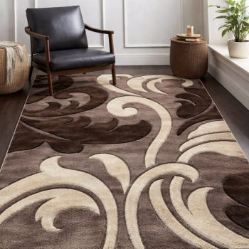 Modern szőnyeg Venice 1204 (Khave) 60xszett 3db os Barna