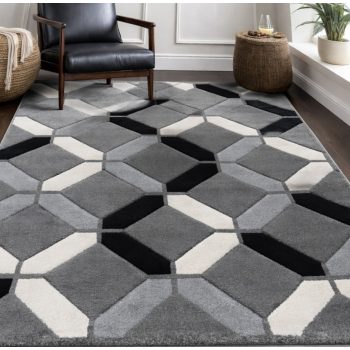 Modern szőnyeg Venice 1206 (Gray) 120x170cm Szürke