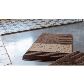 Fürdőszoba szőnyeg Aralia barna 50x80cm