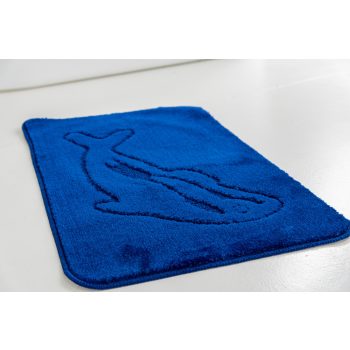 Fürdőszoba szőnyeg Balea kék delfines 50x80cm