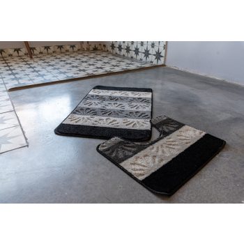 Fürdőszoba szőnyeg 2 részes Beril szürke 50x80cm