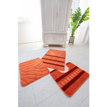 Fürdőszoba szőnyeg 3 részes Bonita narancs 50x80cm