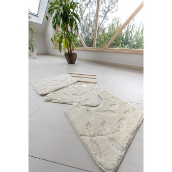 Fürdőszoba szőnyeg 3 részes Florida krém 50x80cm