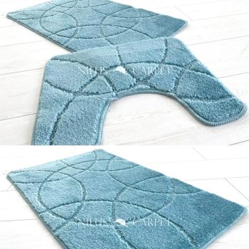   Fürdőszoba szőnyeg 3 részes Jupiter türkiz zöld 50x80cm