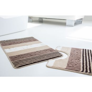 Fürdőszoba szőnyeg 2 részes Liniyatus bézs 50x80cm