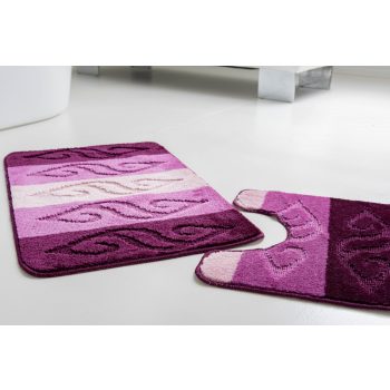 Fürdőszoba szőnyeg 2 részes Moldovit lila 50x80cm