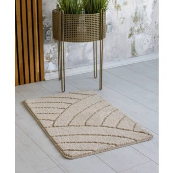 Fürdőszoba szőnyeg Sahs bambusz bézs 50x80cm
