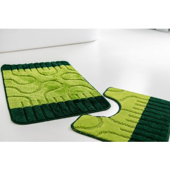 Fürdőszoba szőnyeg 2 részes Stefano zöld 50x80cm