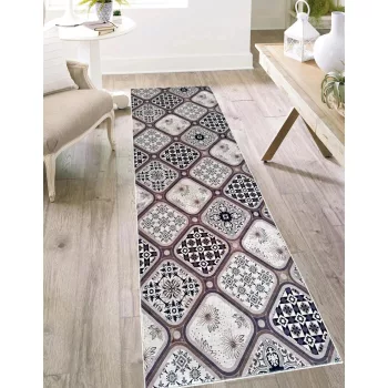 Konyhai szőnyeg Gordon 70x200cm Krém kávé darálós