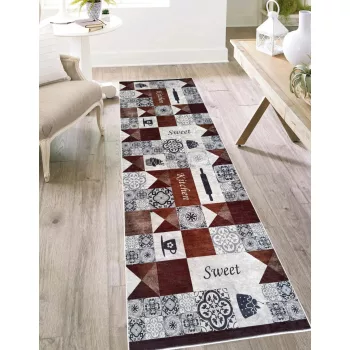 Konyhai szőnyeg Gordon 80x150cm Sweet Kitchen Barna fehér