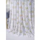 Kész Függöny Grace  Barack Zöld virágos 300x250cm