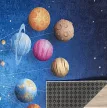 Gyerek szőnyeg Zen Kék Astronauta 70x140cm
