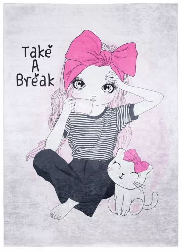 Gyerek szőnyeg Zenit Cicás Balerin Pink 130x180cm