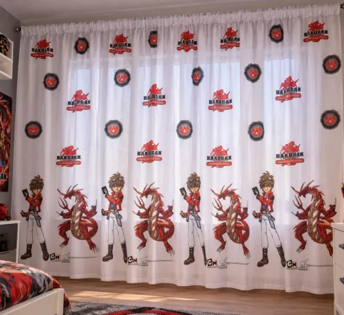 Kész gyerekfüggöny Bakugan New Vestroia minta 300x210cm