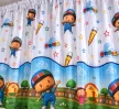 Kész gyerekfüggöny Pocoyo csillagos minta 200x210cm