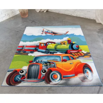 Gyerek szőnyeg Vonatos repülős 200x280cm