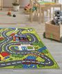 Gyerek szőnyeg Autópályás Zöld 200x280cm