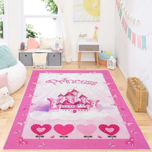 Gyerek szőnyeg Zen Princess kastély 70x140cm