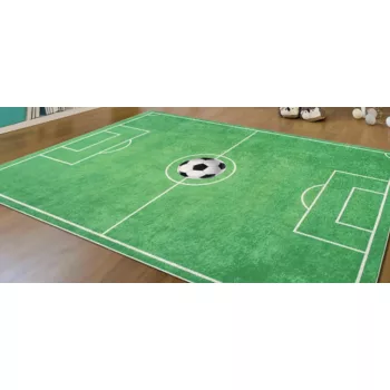 Gyerek szőnyeg Zen Focipályás Zöld 70x140cm