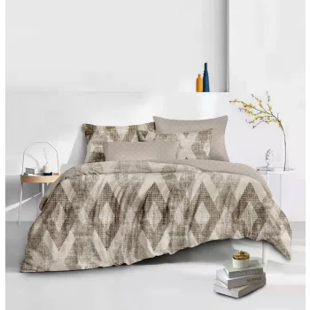 Agyneműhuzat Harvey bézs rombusz