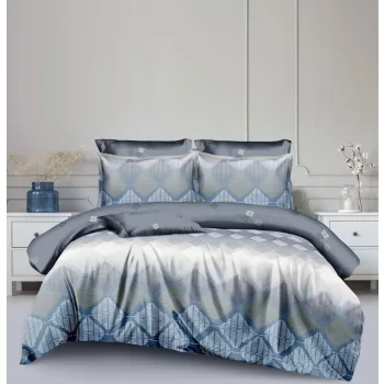 Agyneműhuzat Harvey kék szürke rombusz 