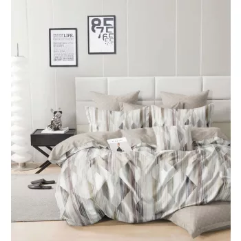 Agyneműhuzat Harvey krém rombusz