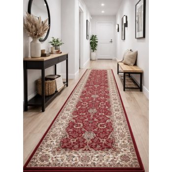 Futószőnyeg Heritage 61 67cm széles méteráru Bordó