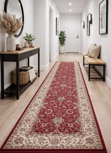 Futószőnyeg Heritage 61 67cm széles méteráru Bordó