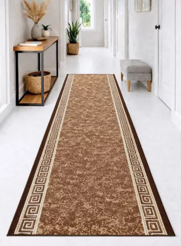 Futószőnyeg Hermes Görög minta Barna