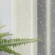 Függöny méteráru Ekrü hópehely minta 290cm magas Krém