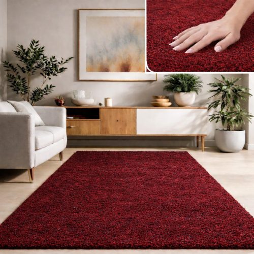 Modern szőnyeg Industrial Lux (Red) 200x290cm Bordó