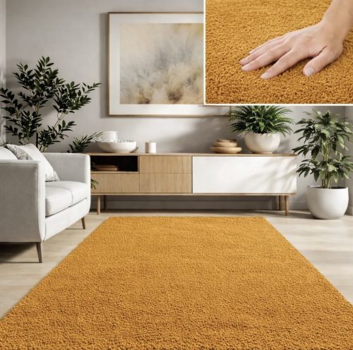 Modern szőnyeg Industrial Lux (Mustar) 200x290cm Mustár