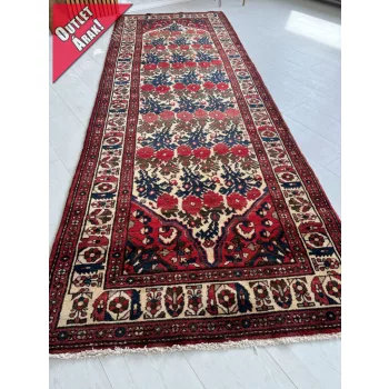 Kézi csomózású perzsa szőnyeg Hamadan 315x107cm